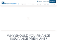 Tablet Screenshot of financemaster.com